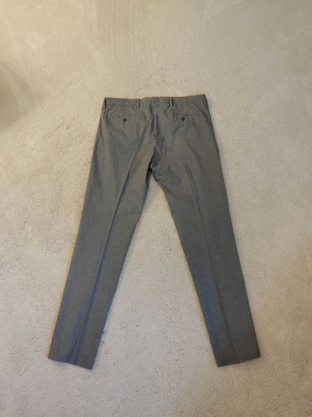 Zachary Prell Grey Men's Dress Pants - Slim Tailored Trousers